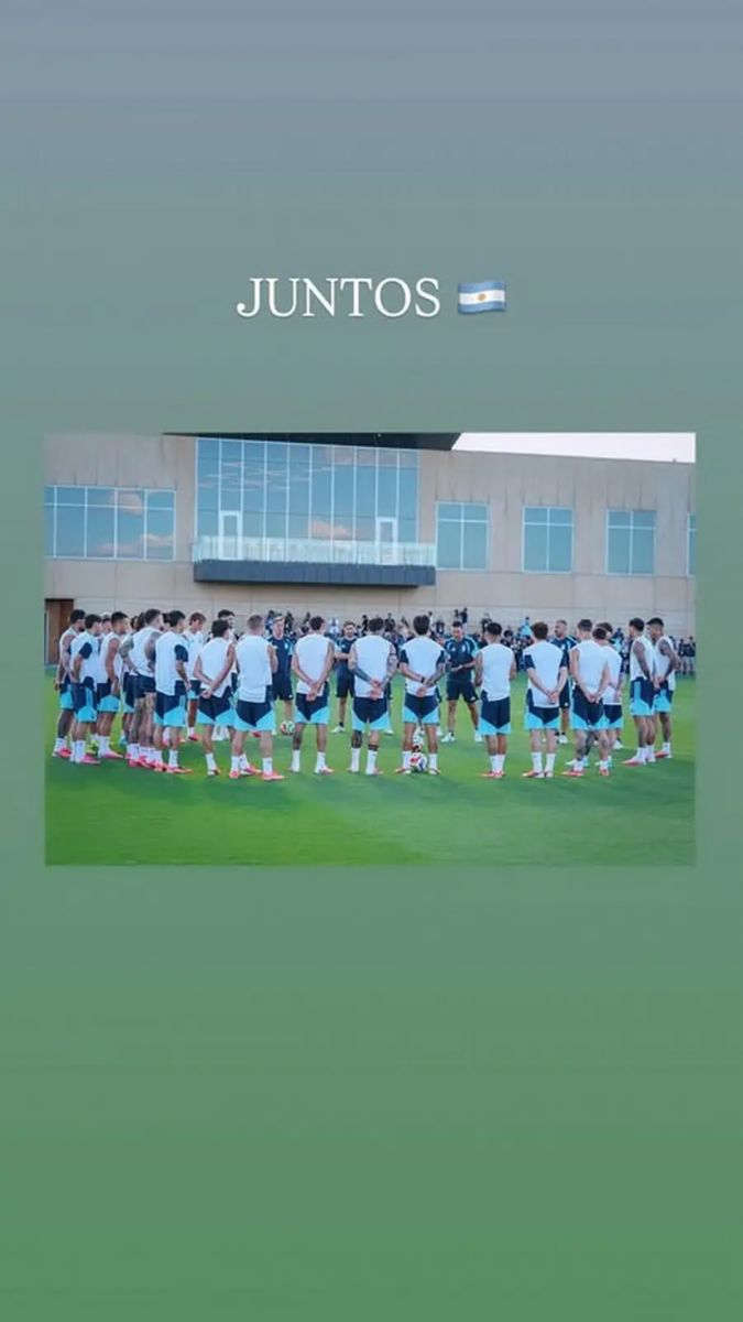 “Juntos” y “hasta el fin del mundo”: los mensajes que marcaron la previa argentina en las redes