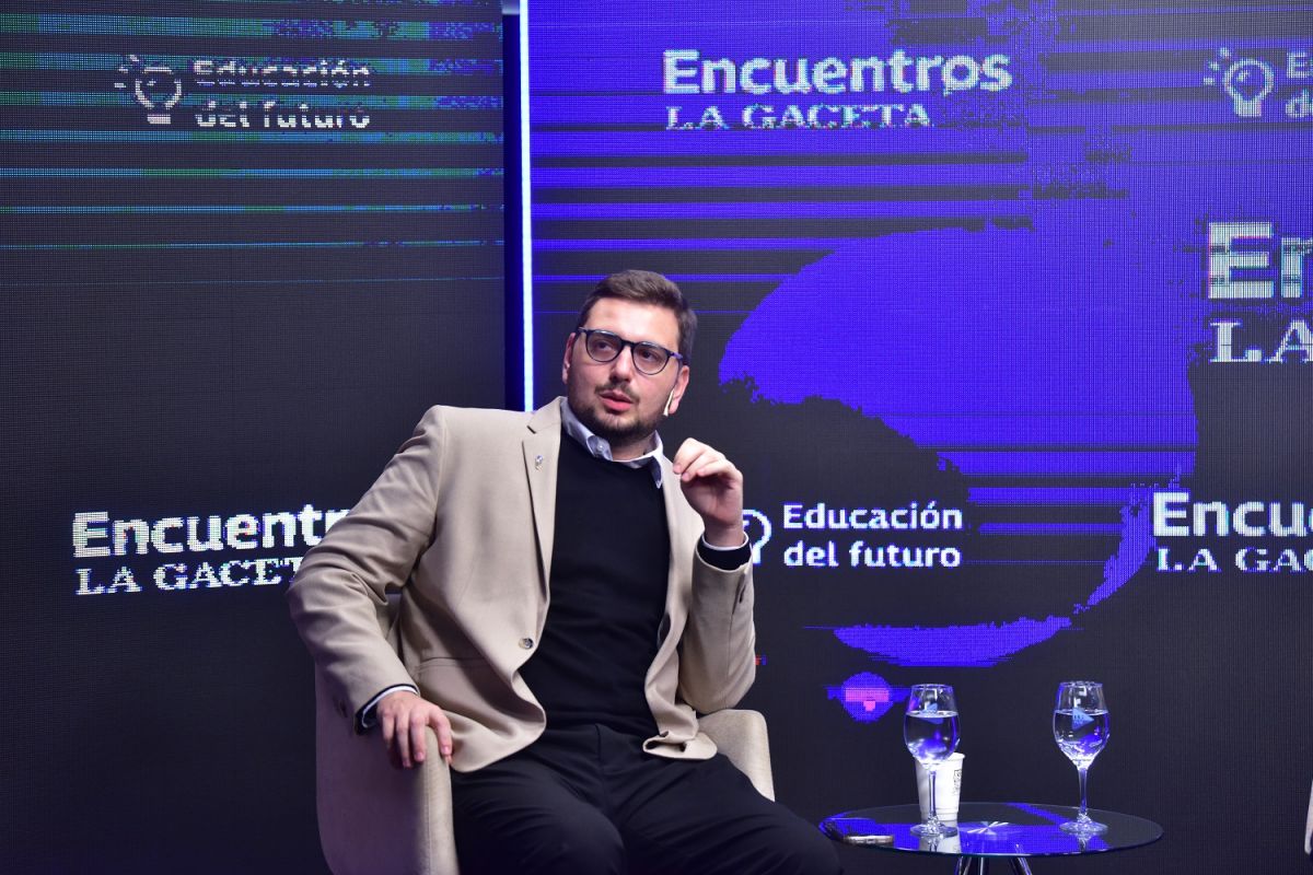 MOTIVACIÓN. El análisis de Federico Díaz Marino dejó datos de un informe de la UCA sobre desmotivación en docentes y alumnos. LA GACETA/ Foto de Osvaldo Ripoll