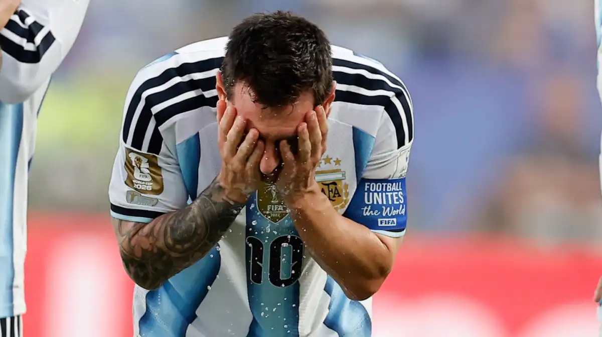 ¿Lloró después del gol? la emoción de Messi tras marcarle a Argelia en el debut de Argentina