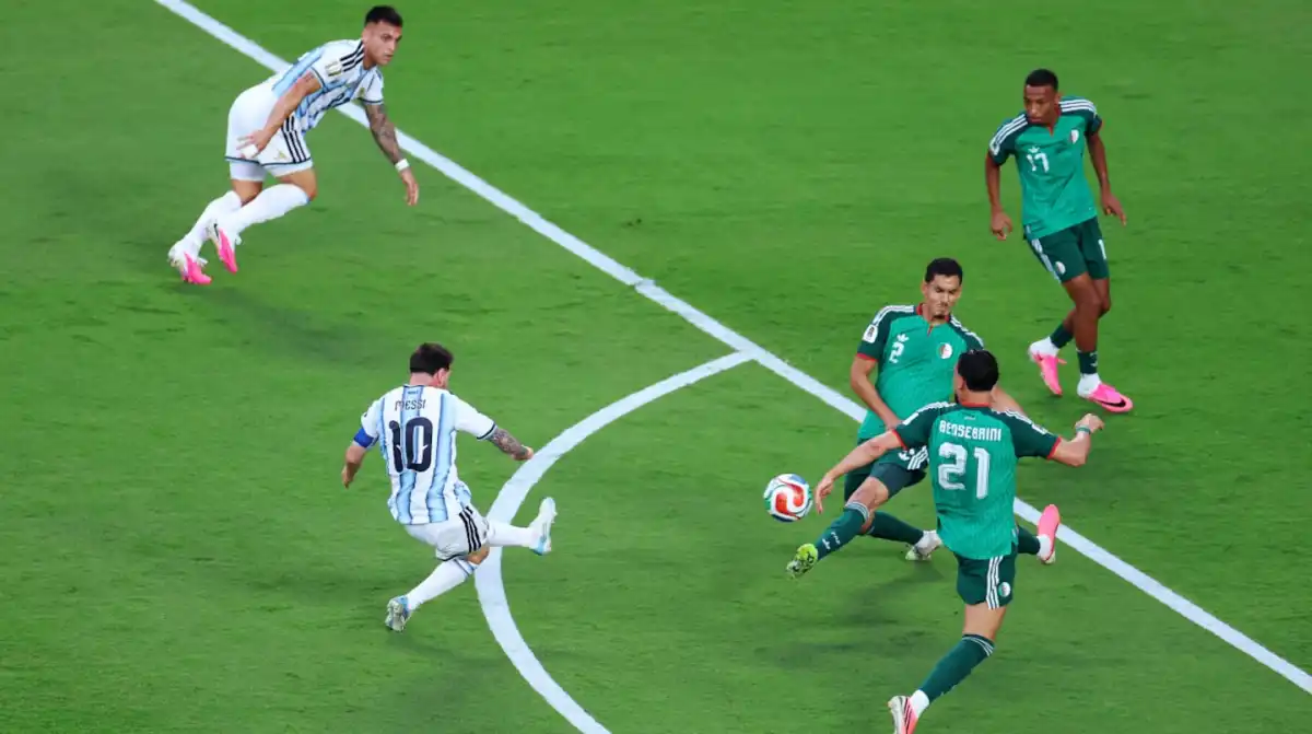 Video: así fueron los tres goles de Lionel Messi en la goleada de la selección argentina contra Argelia