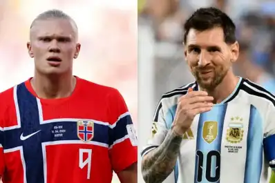 Haaland se rindió ante Messi tras su hat-trick en el Mundial: “Es un demente”