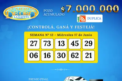 Los Números de Oro de LA GACETA del 17 de junio de 2026