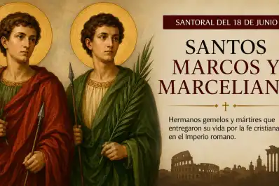 Santoral del 18 de junio: quiénes fueron los santos Marcos y Marceliano