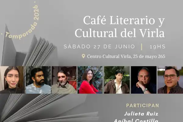 Café Literario y Cultural del Virla: escritores y poetas de todo el país se reunirán en Tucumán