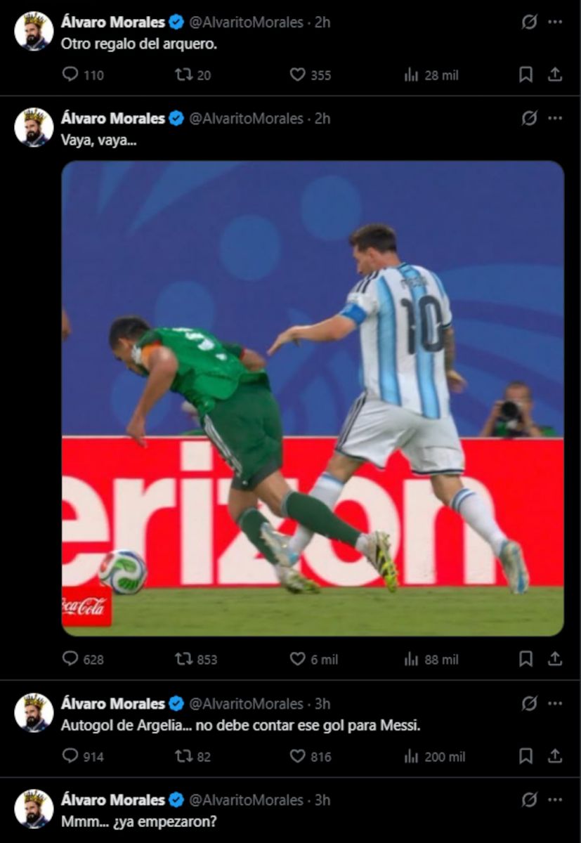 “Siempre tiene ayudita”: las críticas en España a Messi pese a su histórica actuación