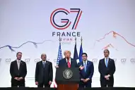 Un G7 “de unidad” celebra el cambio de Trump en Ucrania