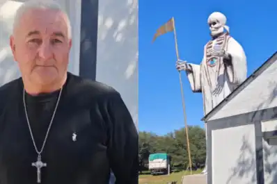 Encontraron sin vida al hombre que construyó la famosa estatua de San La Muerte en Santiago del Estero: ¿quién era?