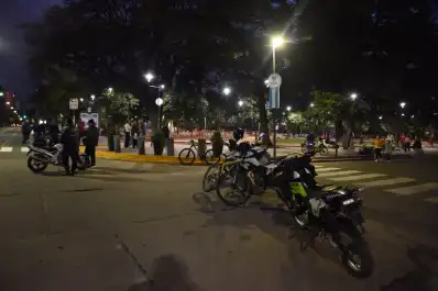 Video: así corría el militar retirado con el arma en la mano por calle General Paz