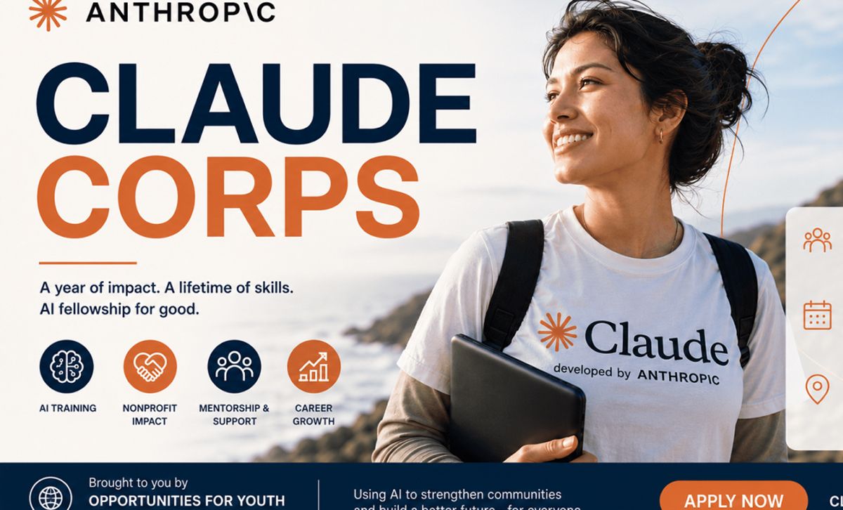CONVOCATORIA. Anthropic lanzó Claude Corps, un programa que seleccionará jóvenes para trabajar en ONG´S.