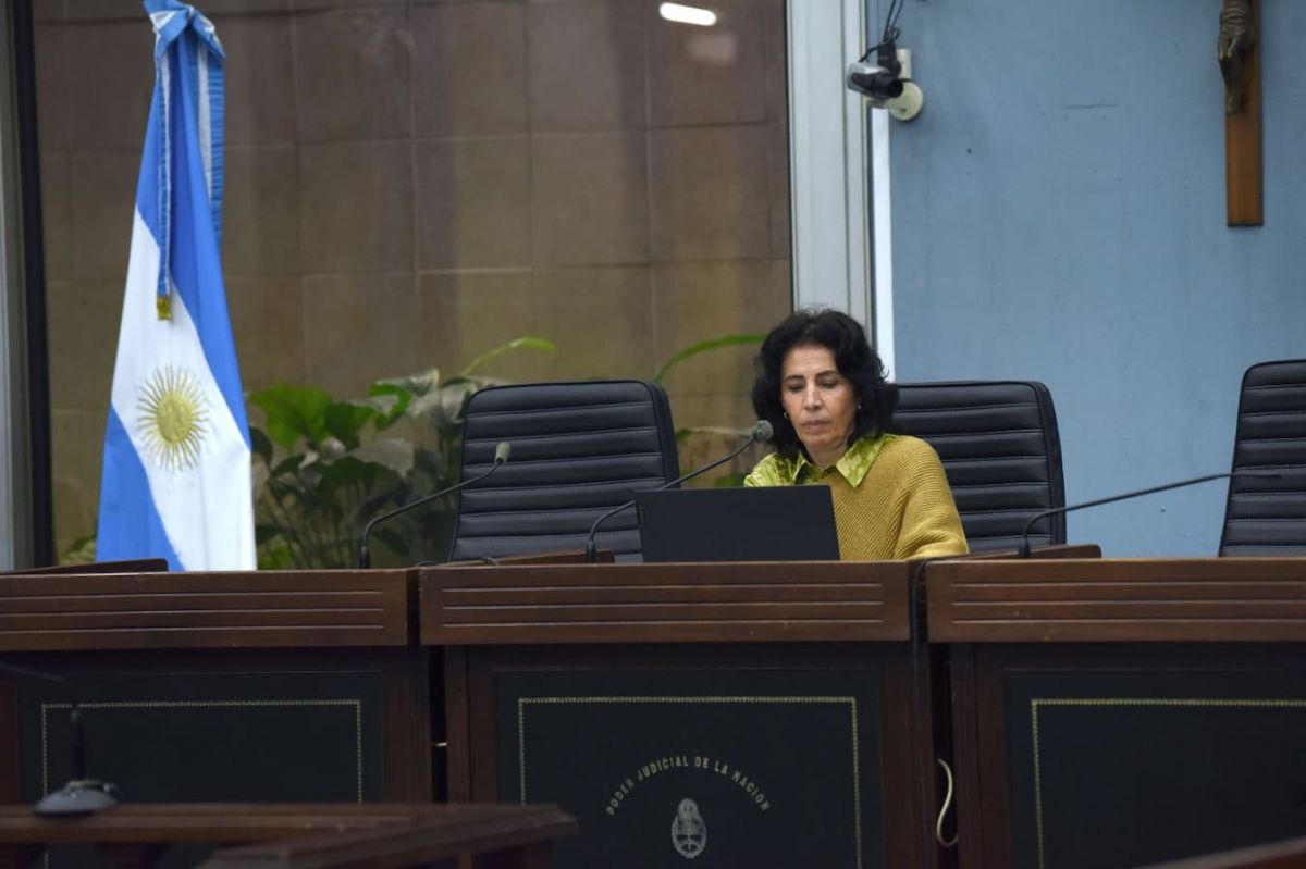 La jueza Cristinja Giordano fue denunciada por el secretario del TOF por haber sido quien dio la orden de realizar la limpieza. Foto LA GACETA - Analía Jaramillo