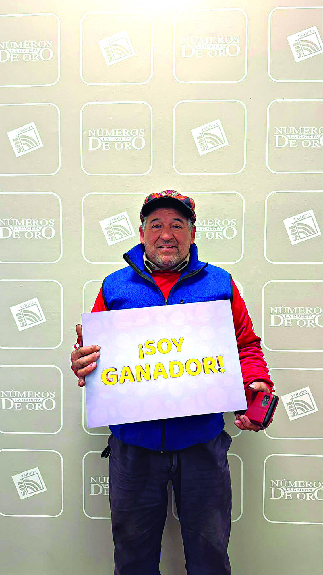 HACIA EL ESTE. Sergio Ricardo Juárez, se lleva su premio a la ciudad de Alderetes.