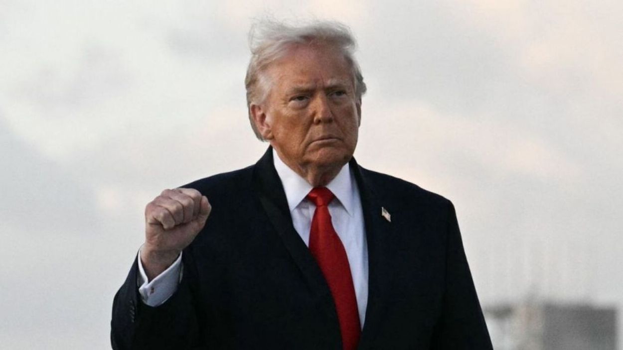 INSULTOS. Trump arremetió contra sus críticos y los llamó “idiotas”.