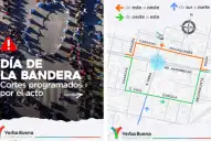 Estos serán los cortes de tránsito en Yerba Buena por el Día de la Bandera