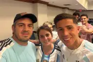 Tres campeones del mundo comieron un asado preparado por una familia tucumana en Kansas City