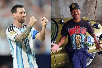 Una estrella de la NFL sorprendió con un homenaje a Messi y apareció con una cabra en el Mundial