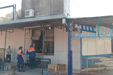 Alarma en la zona de la terminal vieja: se incendió un local comercial