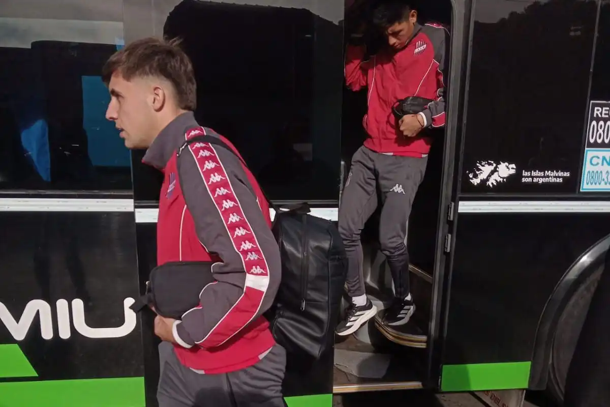 El plantel santo ya se encuentra en el estadio