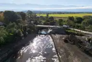 Quedó habilitado el paso por el puente del río Chirimayo