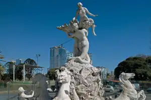 Recuerdos fotográficos: la Fuente de las Nereidas impactó al país en 1903