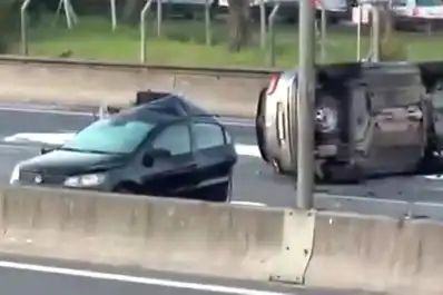 Una menor murió tras un violento choque en la autopista Panamericana