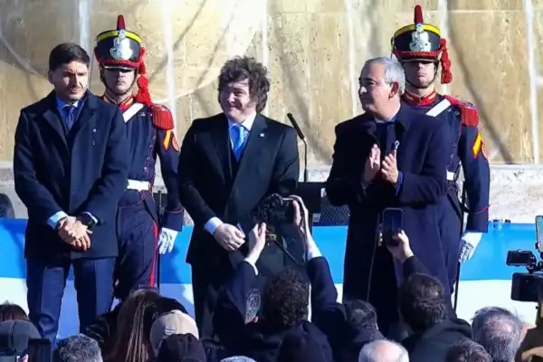 Acto por el Día de la Bandera: reviví el discurso de Javier Milei en Rosario
