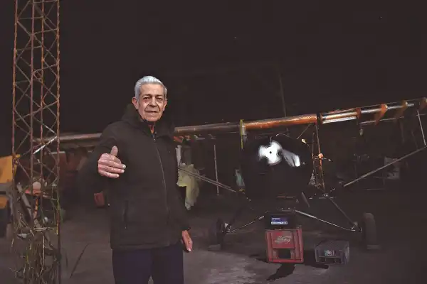 Un sueño con alas: Oscar, el tucumano que construye su propio avión