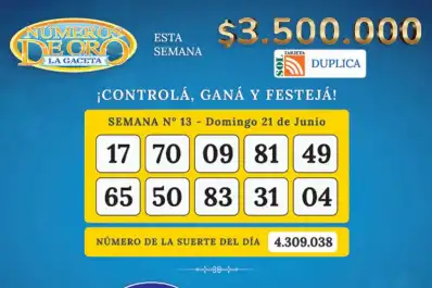 Los Números de Oro de LA GACETA