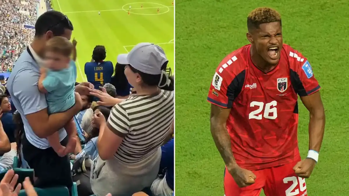Insólito momento en el Mundial: le propuso matrimonio a su novia en la tribuna y el empate de Cabo Verde arruinó el momento