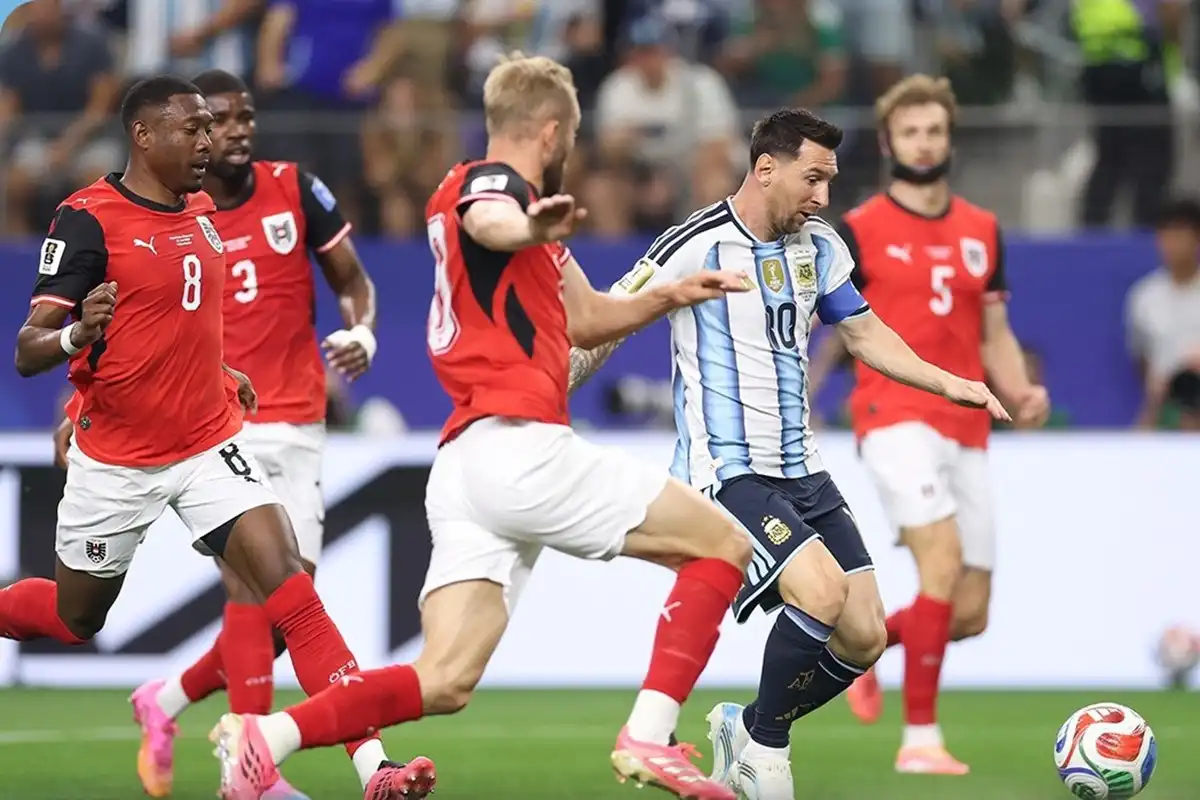 Messi, el refugio de Argentina en medio de la tormenta que propuso Austria