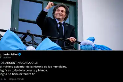 La alegría no tiene ni tendrá fin: Milei celebró la victoria de Argentina y el nuevo récord de Messi