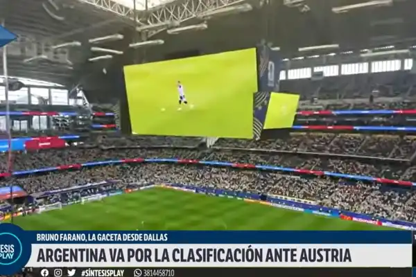 LA GACETA en el AT&T Stadium de Dallas: un escenario imponente en la previa de Argentina
