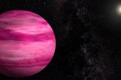 La NASA descubrió un misterioso gemelo de Júpiter: es rosa, frío y está cubierto por nubes de sal