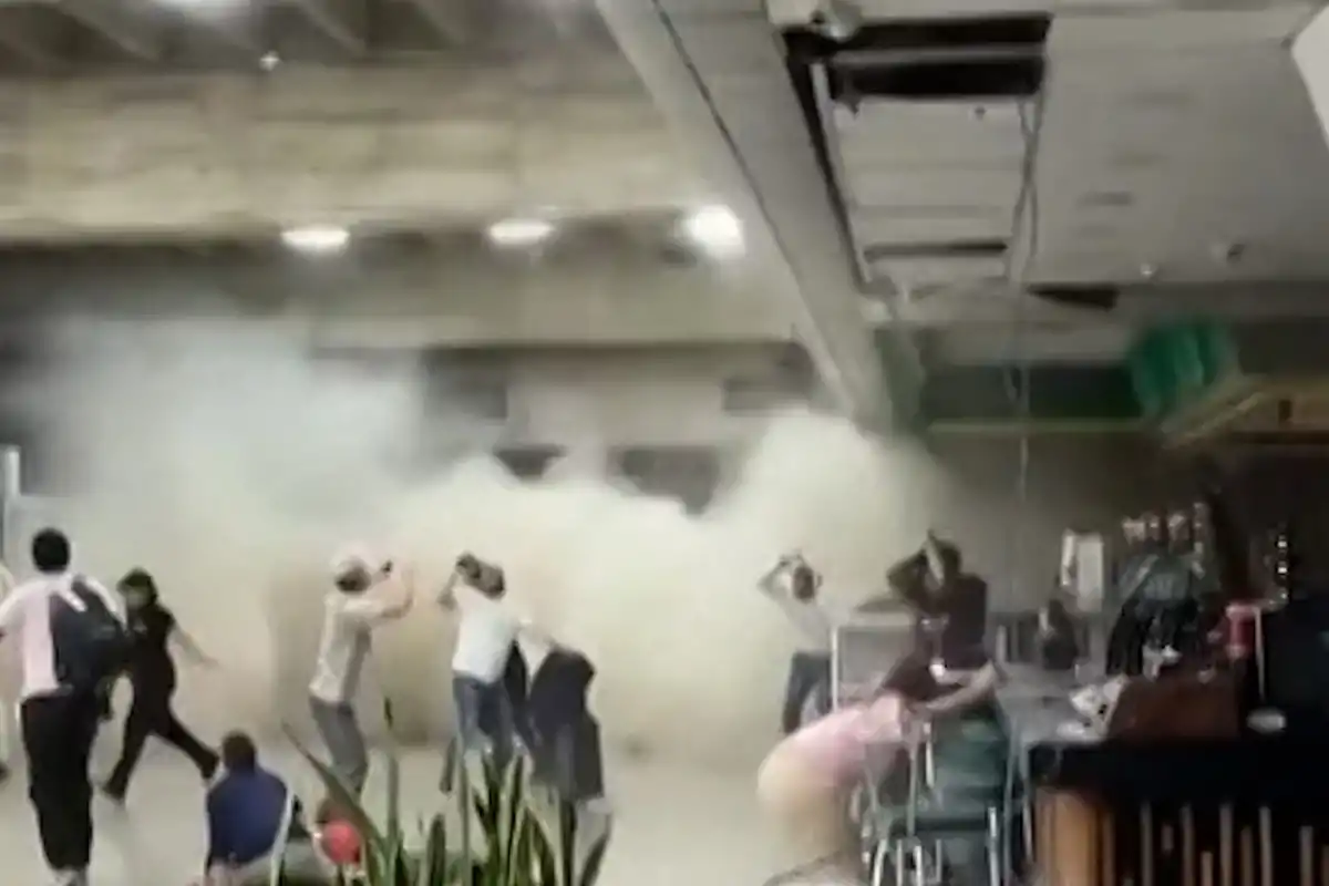 Corrían para salvarse: el impactante video del terremoto en el principal aeropuerto de Venezuela
