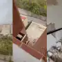 Bajó desde un 10° piso filmando cómo se derrumbaba su edificio durante el terremoto en Venezuela