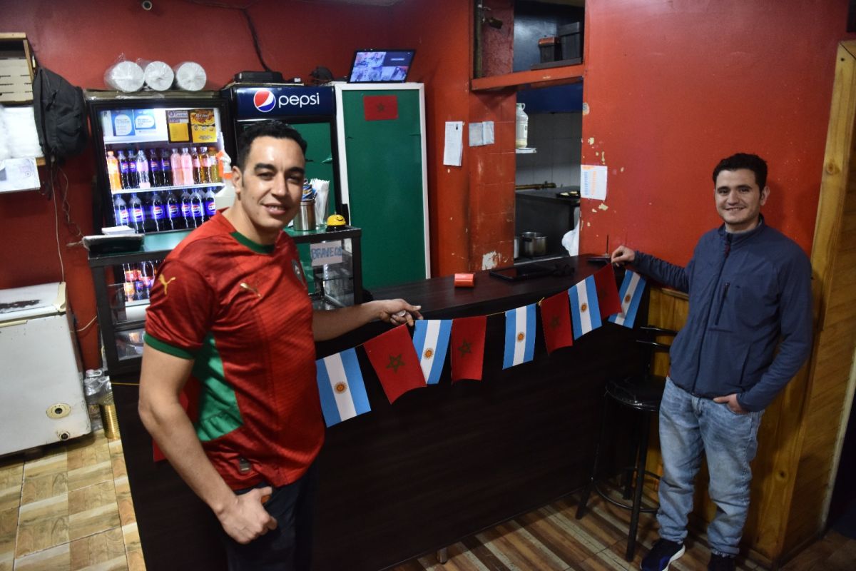 DOBLE FANATISMO. El marroquí confesó que Argentina también ocupa un gran lugar en su corazón.