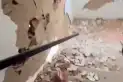 Terremoto en Venezuela: el impactante video de un hombre escapando del derrumbe piso por piso