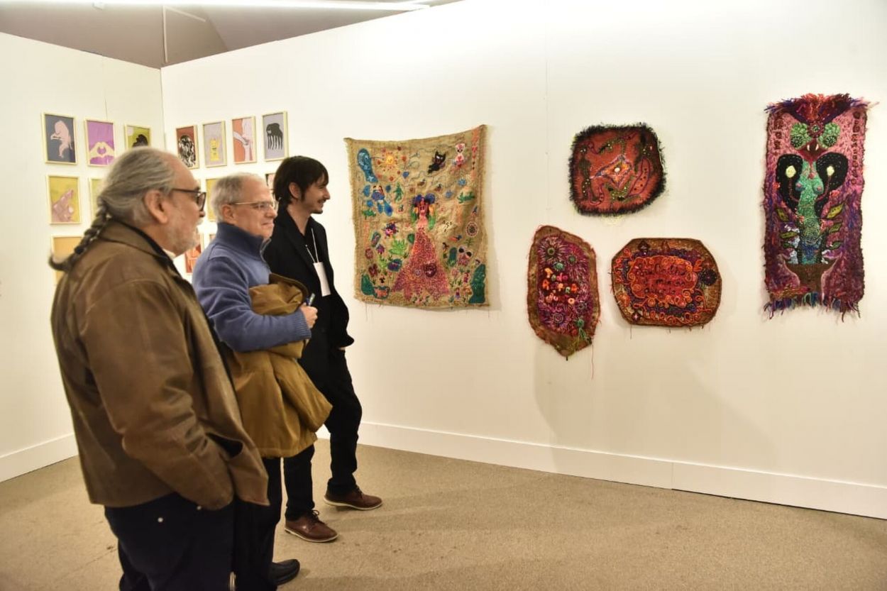 ARTE TEXTIL. Una propuesta consolidada que tiene su espacio en la feria.