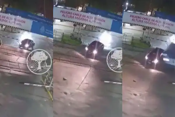 Impactante video: así fue el momento en el que el tren embistió el auto de Ernestina Pais