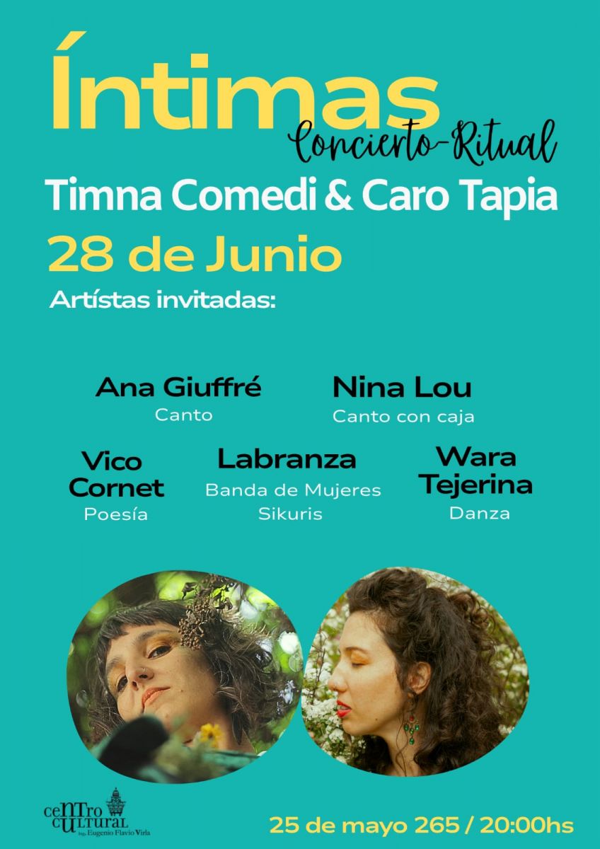 “Íntimas”: un concierto ritual en el Virla para escuchar la fuerza de la voz femenina