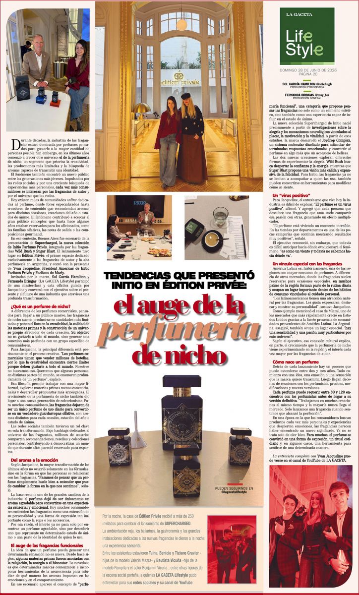Tendencias que presentó Initio en Édition Privée: el auge de la perfumería de nicho