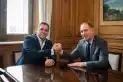 Lisandro Catalán felicitó a Diego Santilli tras su designación como nuevo jefe de Gabinete