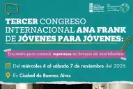 Lanzan becas para participar del Congreso Internacional Ana Frank: qué cubren y cómo postular