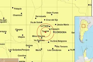Sismo en Córdoba hoy: dónde fue el epicentro del temblor de 2,7 grados y qué informó el Inpres