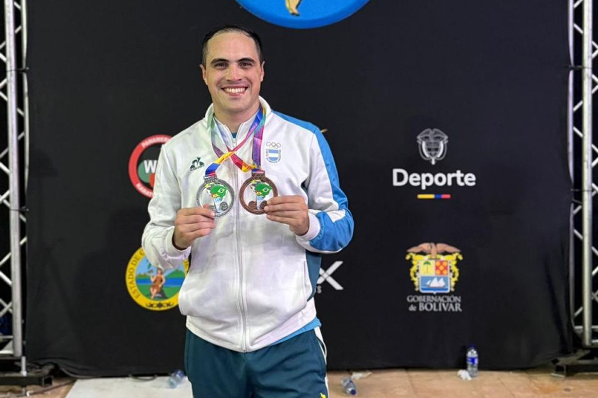 Tucumano, ingeniero civil y karateca: ganó dos medallas para Argentina en Colombia