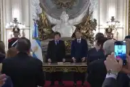 Con Adorni presente, Santilli asumió como jefe de Gabinete