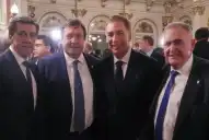 Osvaldo Jaldo participó de la asunción de Diego Santilli como jefe de Gabinete de la Nación