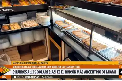 LA GACETA, en Miami: cuánto cuestan los churros en el rincón más argentino de la ciudad durante el Mundial