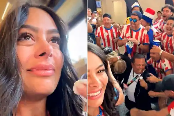 Larissa Riquelme lloró tras la clasificación de Paraguay y reveló el ritual que hizo en los penales