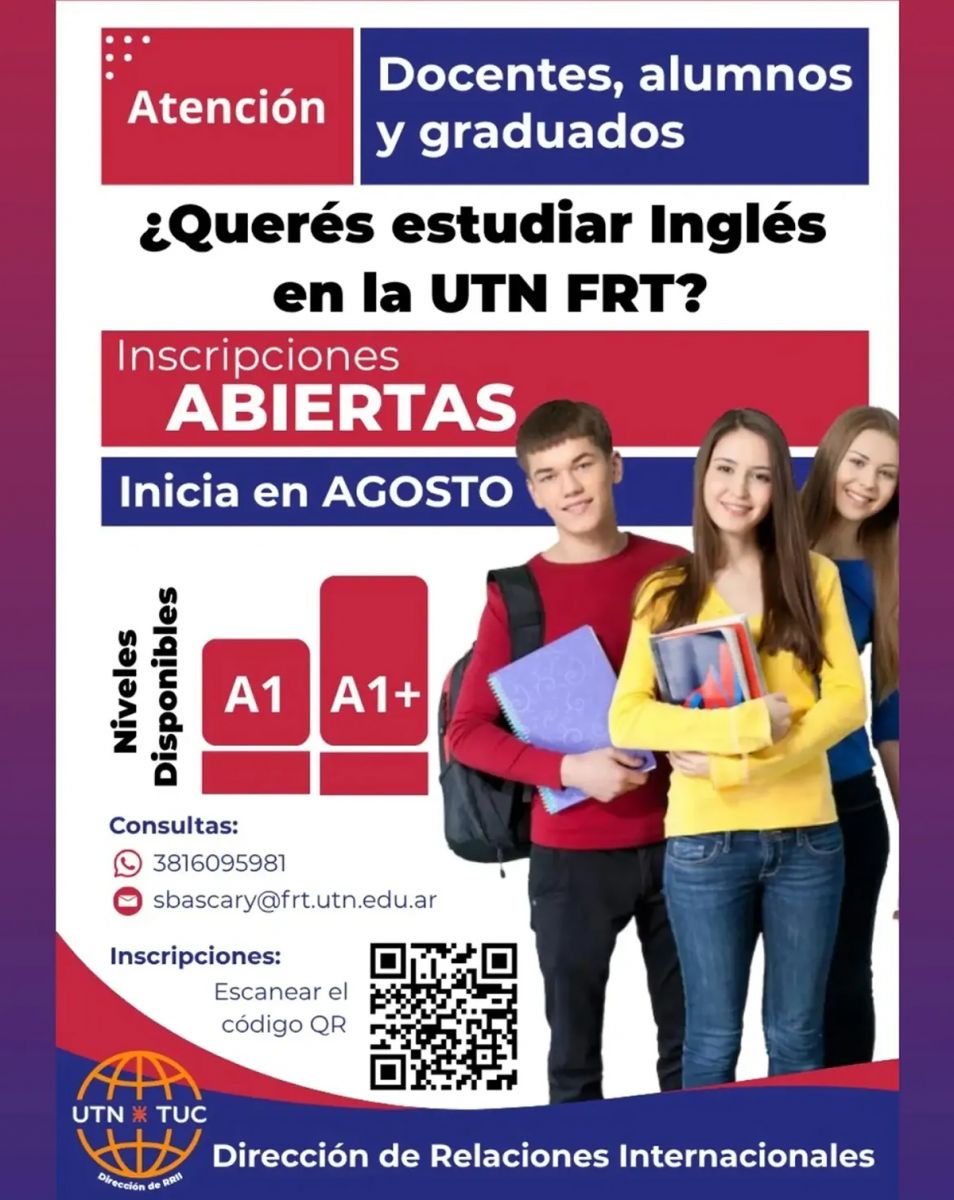 CONVOCATORIA. La UTN abrió las inscripciones para alumnos, docentes y graduados.