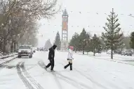 Ola de frío extremo en Argentina: la nieve sorprendió a varias provincias y las imágenes se volvieron virales